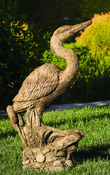 Heron Garden Sculpture Large Lawn Sculpted Art Decor